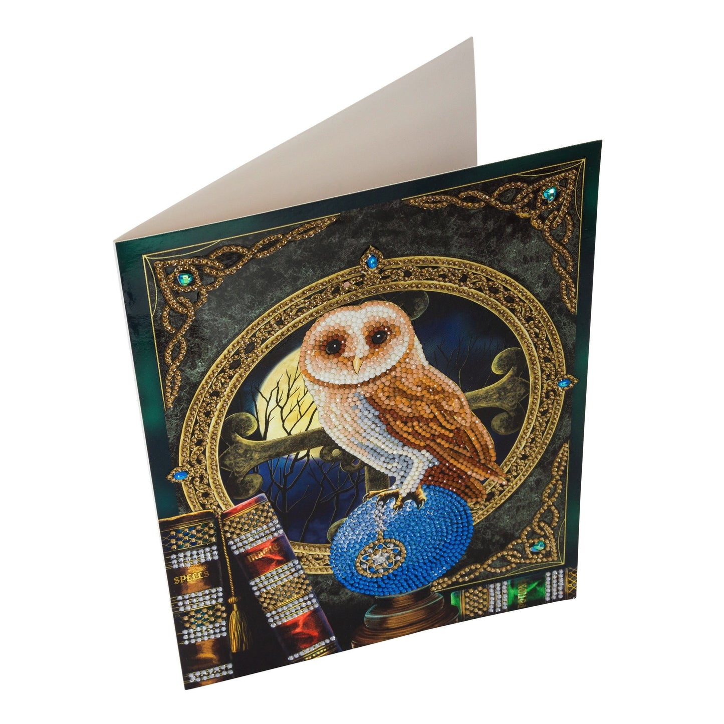 CCKXL-1 "Spell Keeper Owl" Giant Crystal Art Card Kit