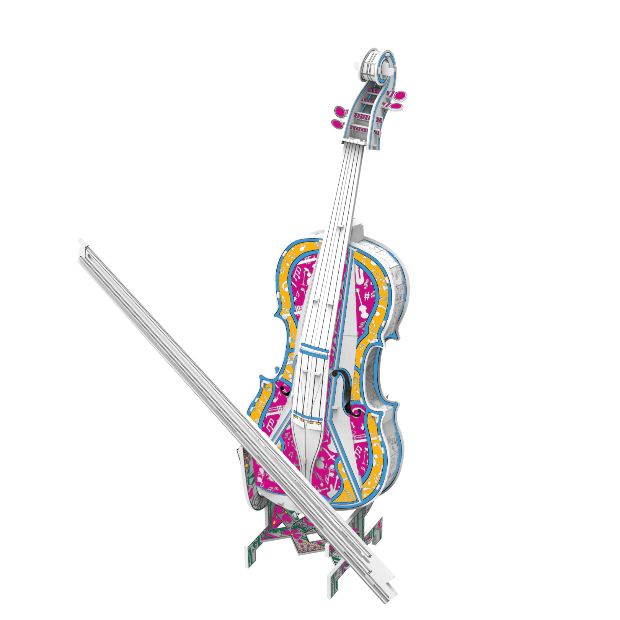 P3D024A: Craft Buddy 3D Colour Me! Puzzle Kits - Classic Violin