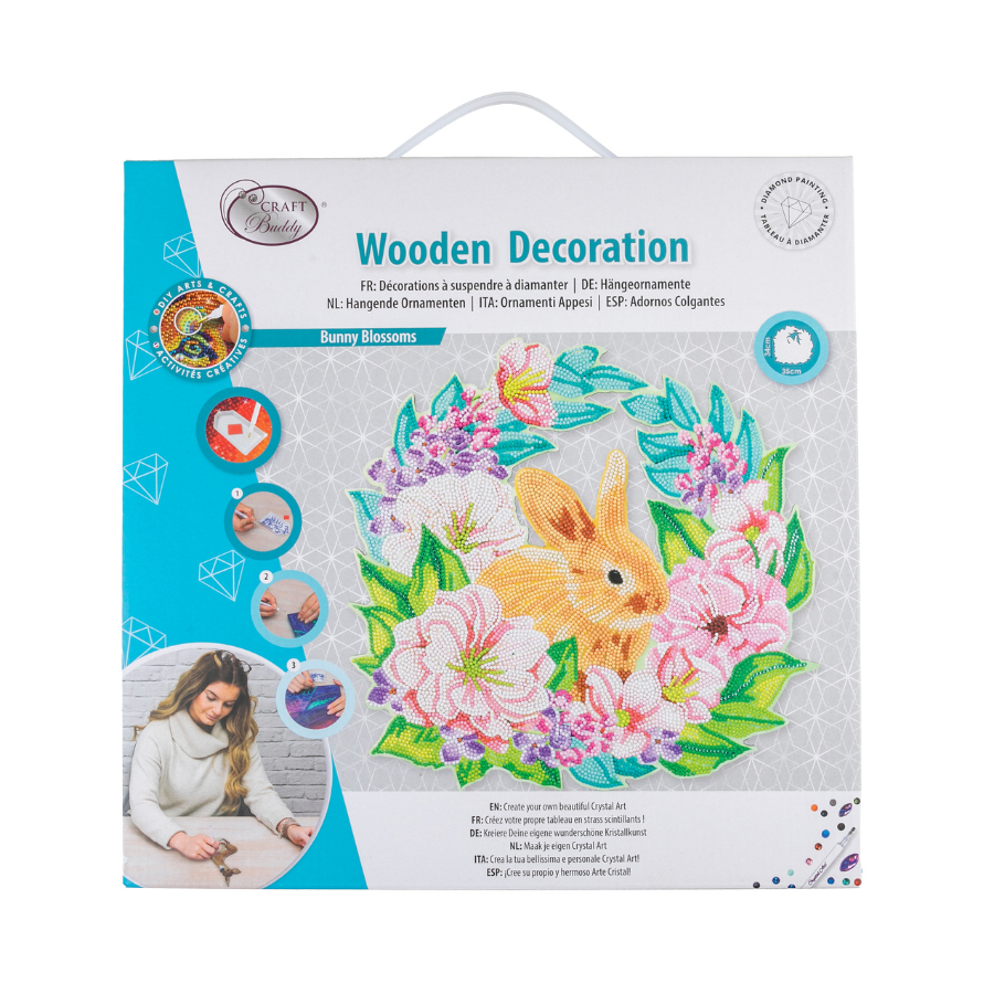 Crystal Art Wreath Kit - Easter Front packaging