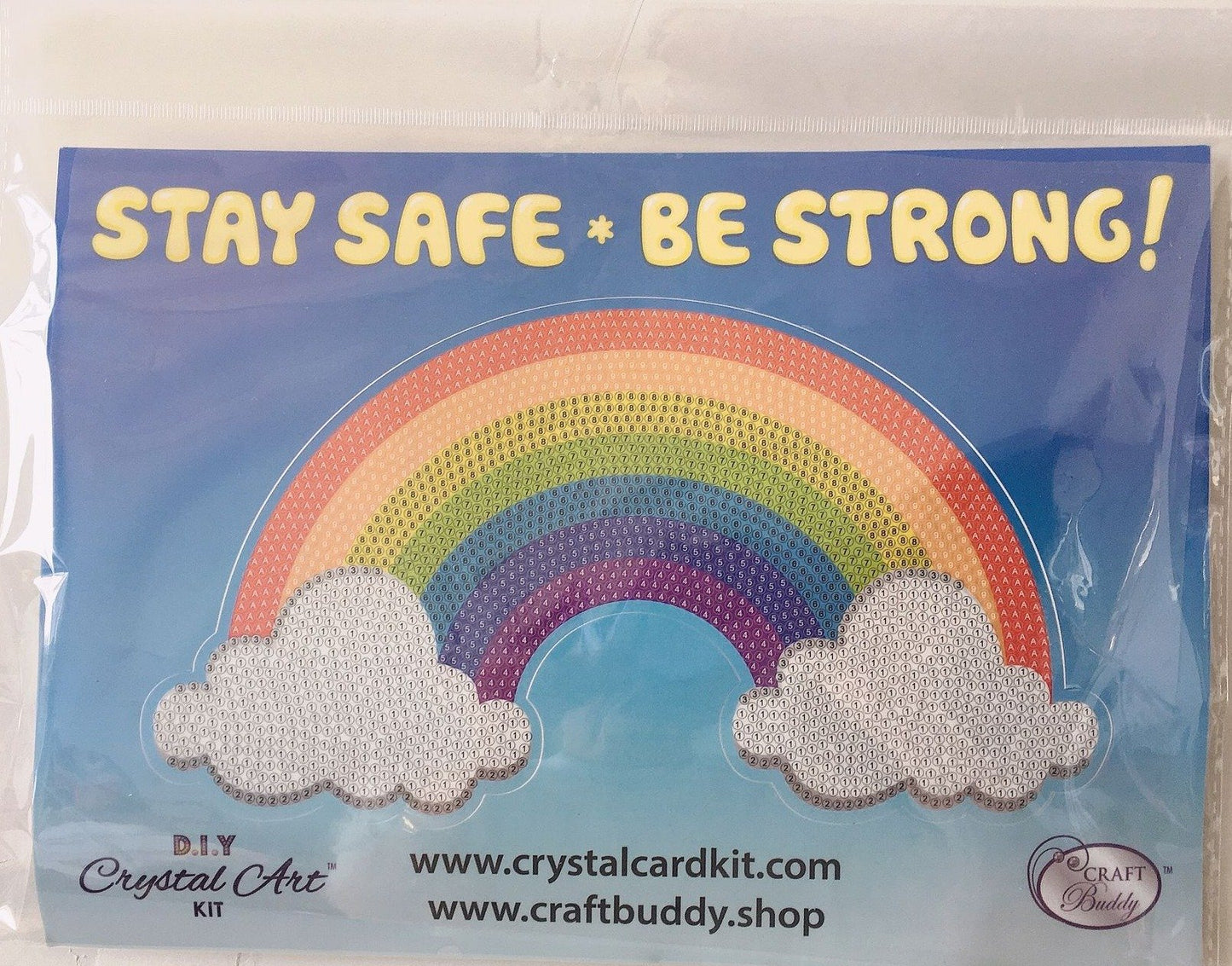 Crystal Art Rainbow Sticker
