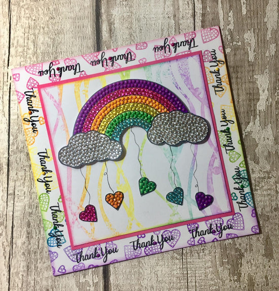 CCST11 - Craft Buddy Crystal Art Stamp Sets - Over The Rainbow