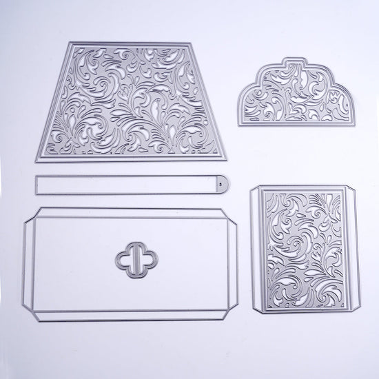 FDV14: Forever Flowerz Flourish Handbag Flower Box Die Set