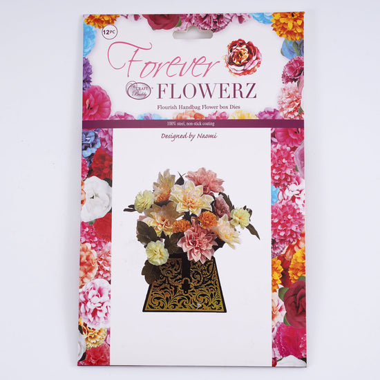 FDV14: Forever Flowerz Flourish Handbag Flower Box Die Set