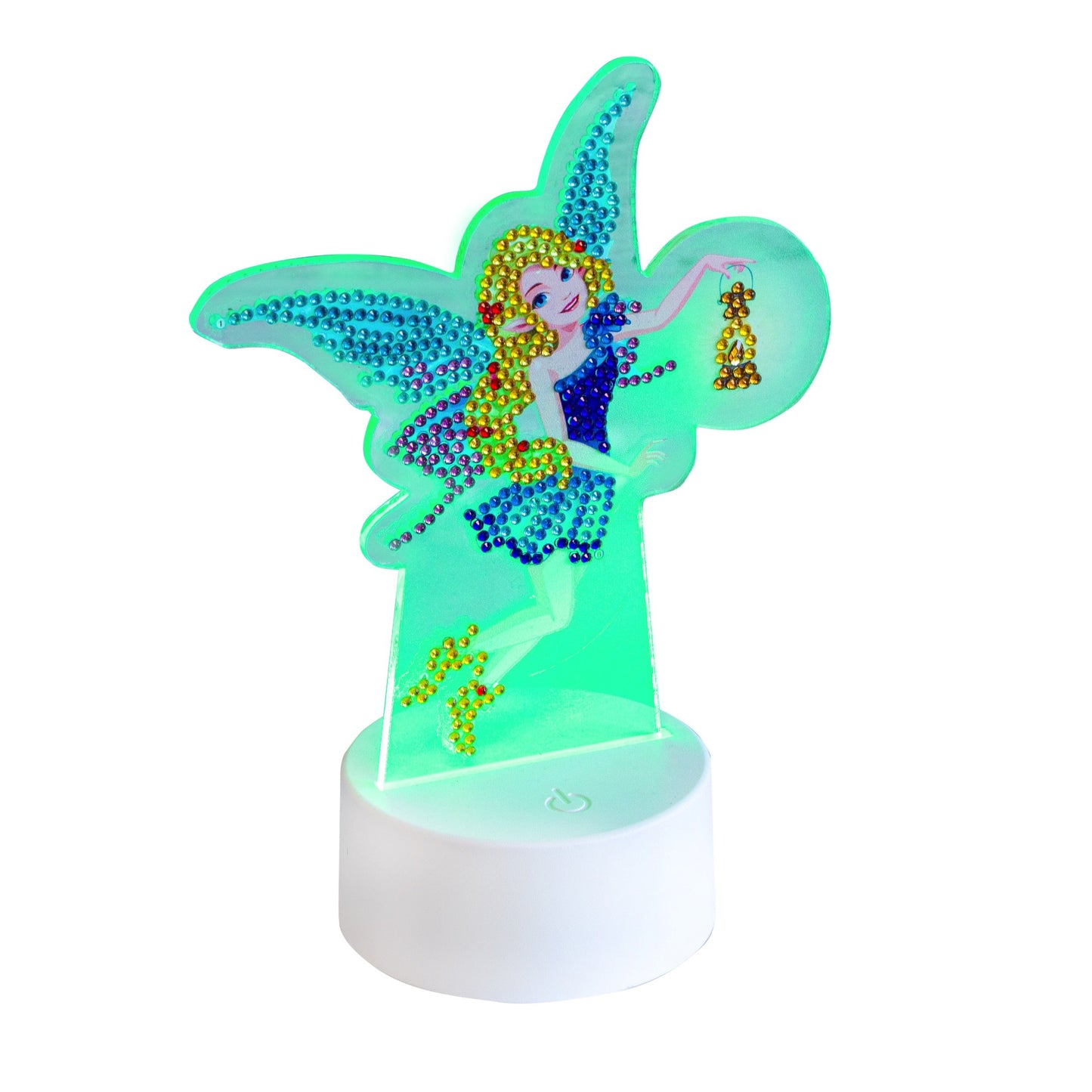 CALED-A01: "Fairy with Lantern" Crystal Art LED LAMP