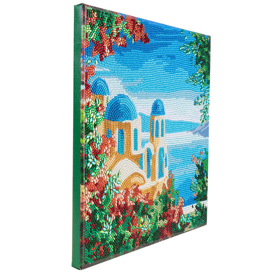 “Grecian View” Crystal Art Kit 30x30cm