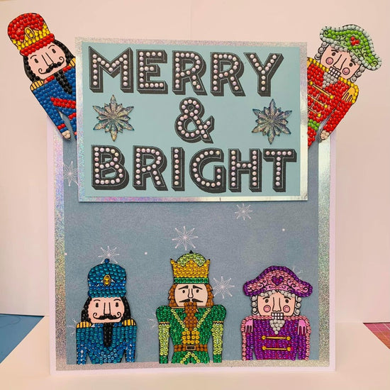 Crystal Art A6 Stamp Set - Nutcrackers Team Merry and Bright