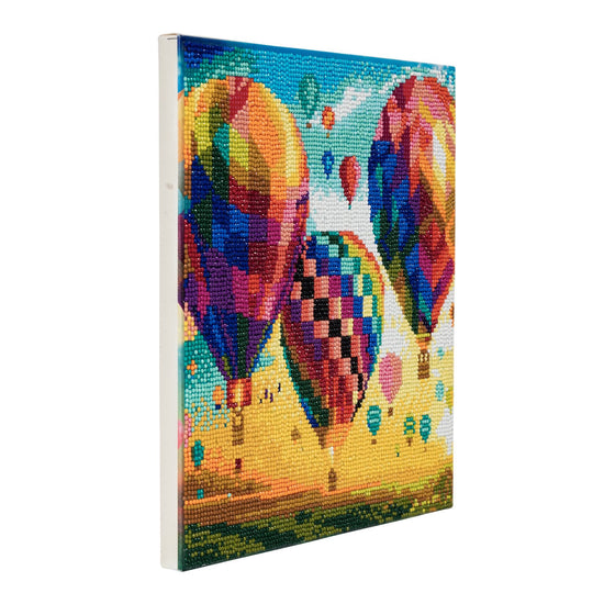 CAK-A46: "Hot Air Balloons" Framed Crystal Art Kit, 30 x 30cm