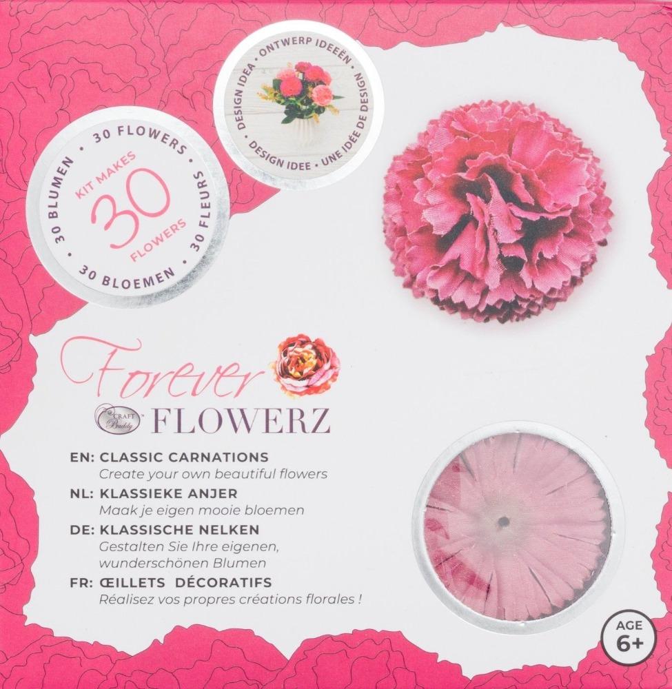 Flower Making Kit - Classic Carnations - MAUVE - FF03MV