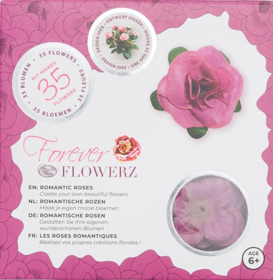 Flower Making Kit - Romantic Roses - MAUVE - FF05MV