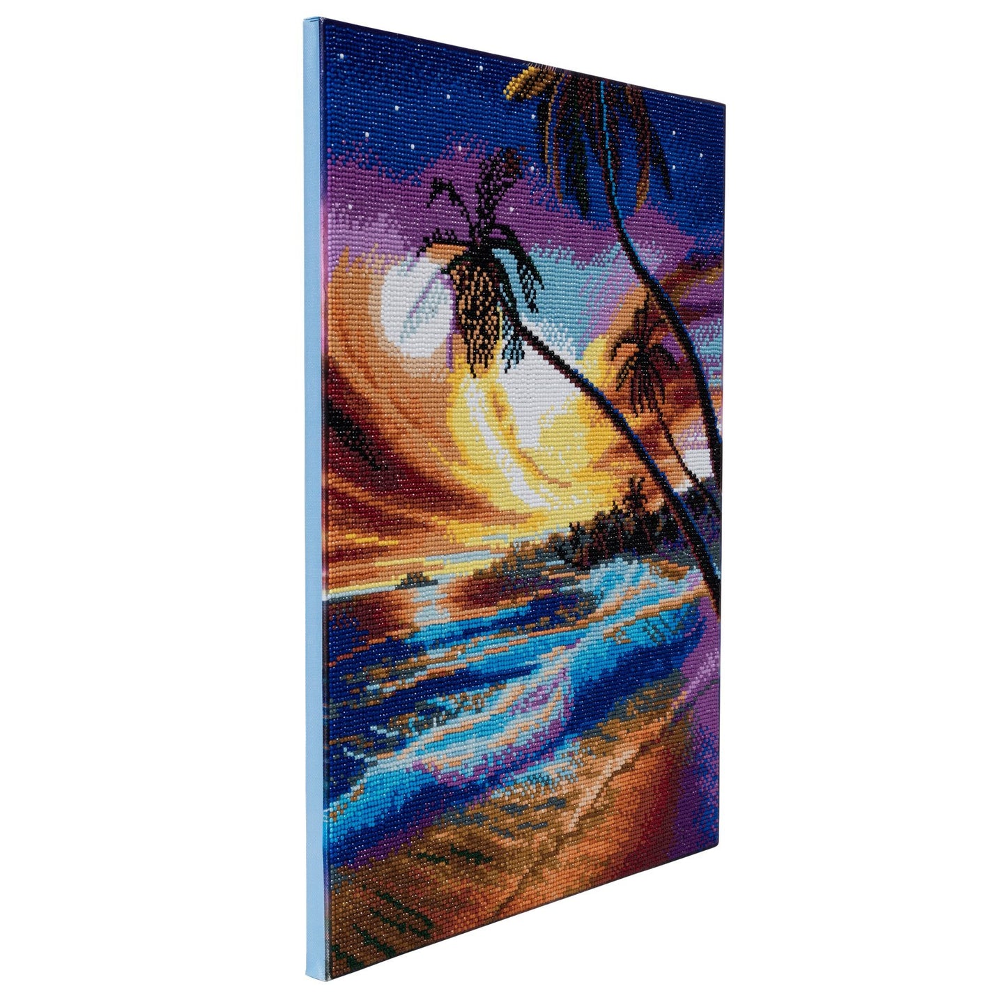 CAK-A47: "Tropical Beach" Framed Crystal Art Kit, 40 x 50cm