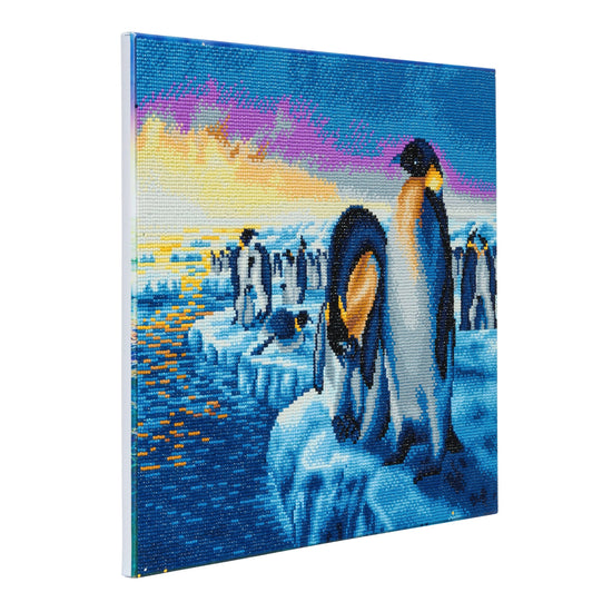 CAK-A60: "Penguins of the Arctic" Framed Crystal Art Kit, 40 x 50cm