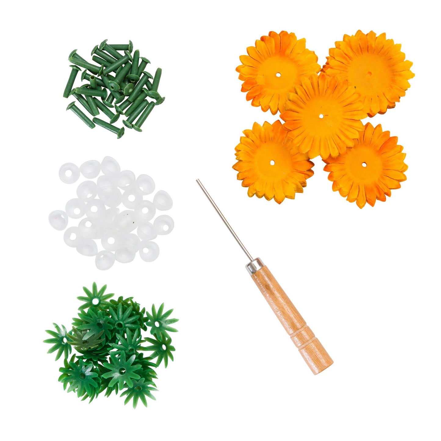 Flower Making Kit - Chic Chrysanthemums - YELLOW - FF02YL