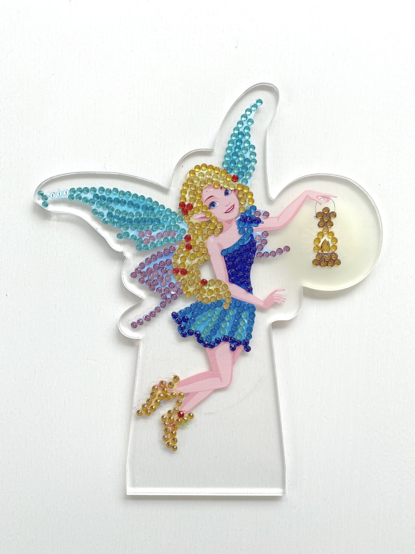 CALED-A01: "Fairy with Lantern" Crystal Art LED LAMP