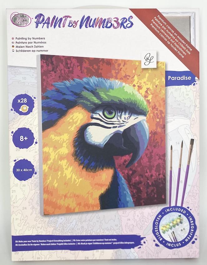PBN3040E: "Paradise" Craft Buddy Paint by Numbers 30x40cm Framed Kit