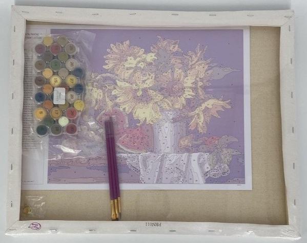 PBN011: "Summer Table" Craft Buddy Paint by Numbers 40cmx50cm Framed Kit