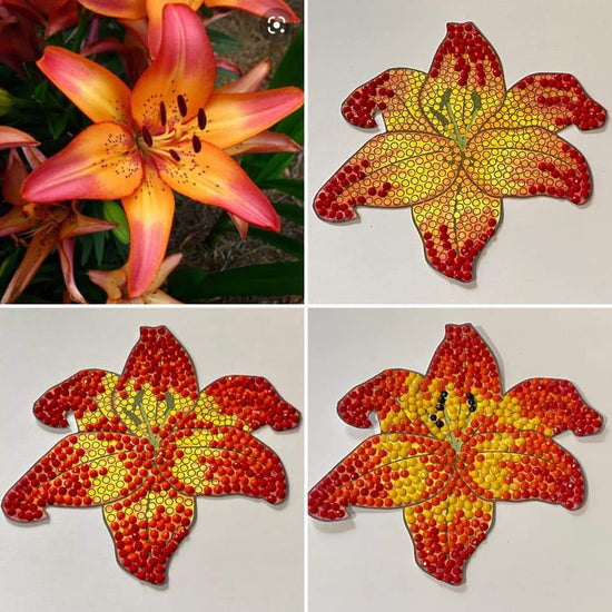 CCST25: Luminous Lily Crystal Art A6 Stamp Set