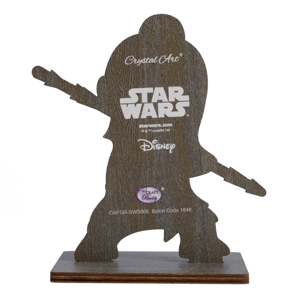 CAFGR-SWS006: "Rey Skywalker" Crystal Art Buddy Star Wars Series 1