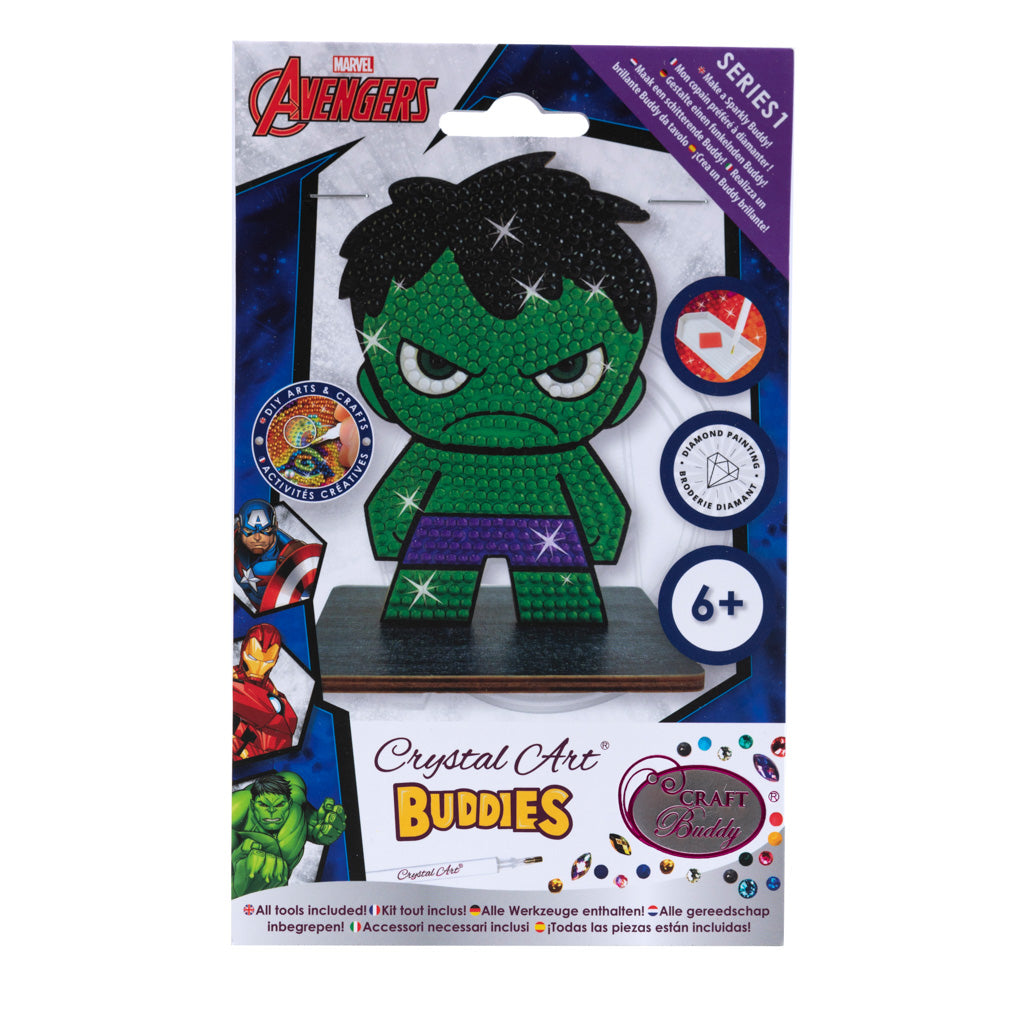 CAFGR-MCU006: "Hulk" Crystal Art Buddy MARVEL Series 1