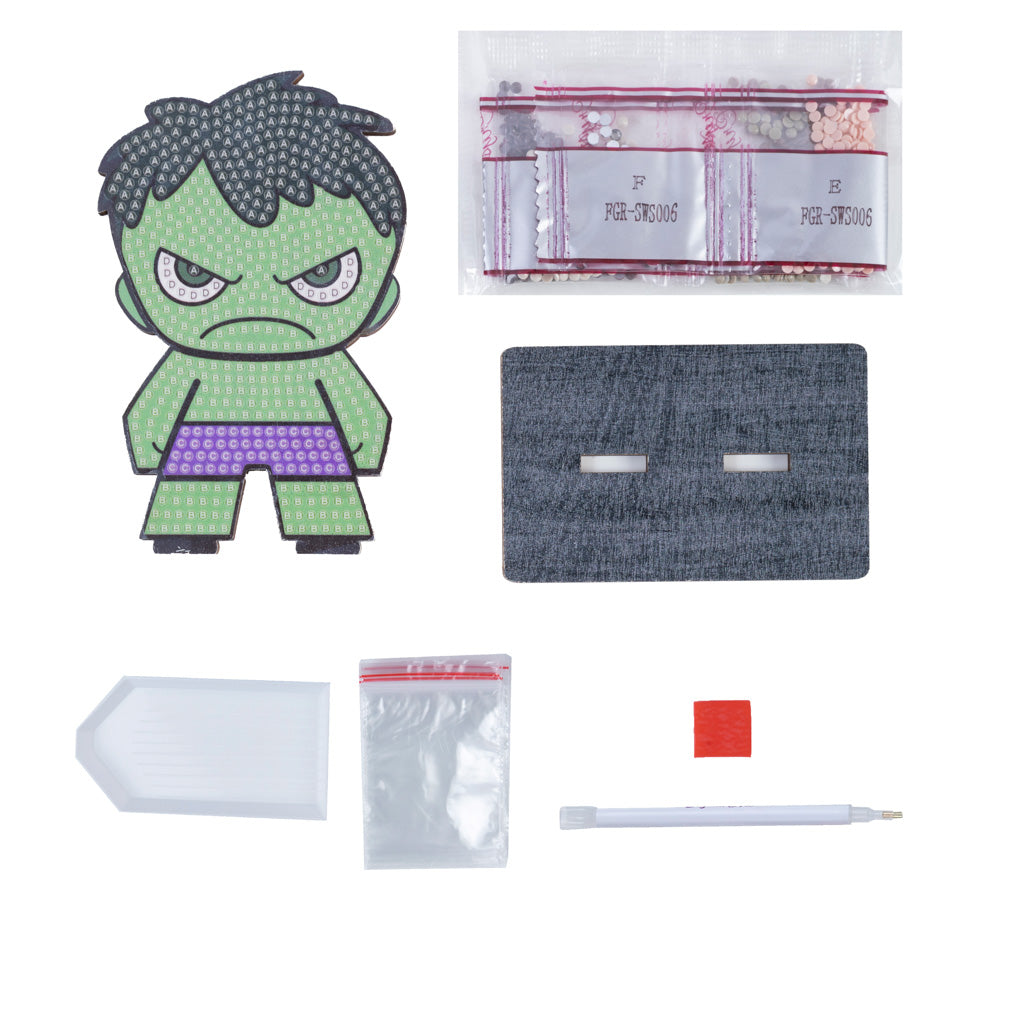 CAFGR-MCU006: "Hulk" Crystal Art Buddy MARVEL Series 1