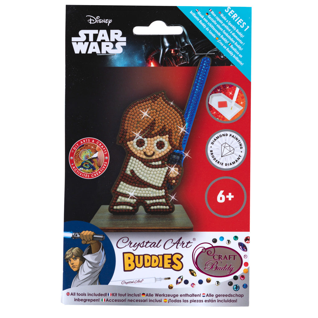 CAFGR-SWS002: "Luke Skywalker" Crystal Art Buddy Star Wars Series 1