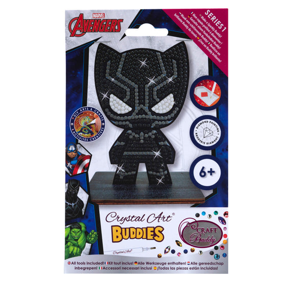 CAFGR-MCU004: "Black Panther" Crystal Art Buddy MARVEL Series 1