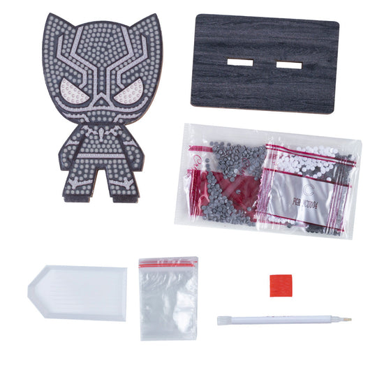 CAFGR-MCU004: "Black Panther" Crystal Art Buddy MARVEL Series 1