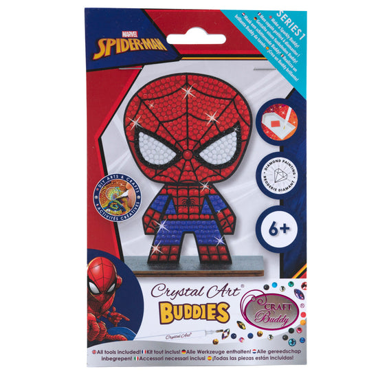 CAFGR-MCU001: "Spiderman" Crystal Art Buddy MARVEL Series 1