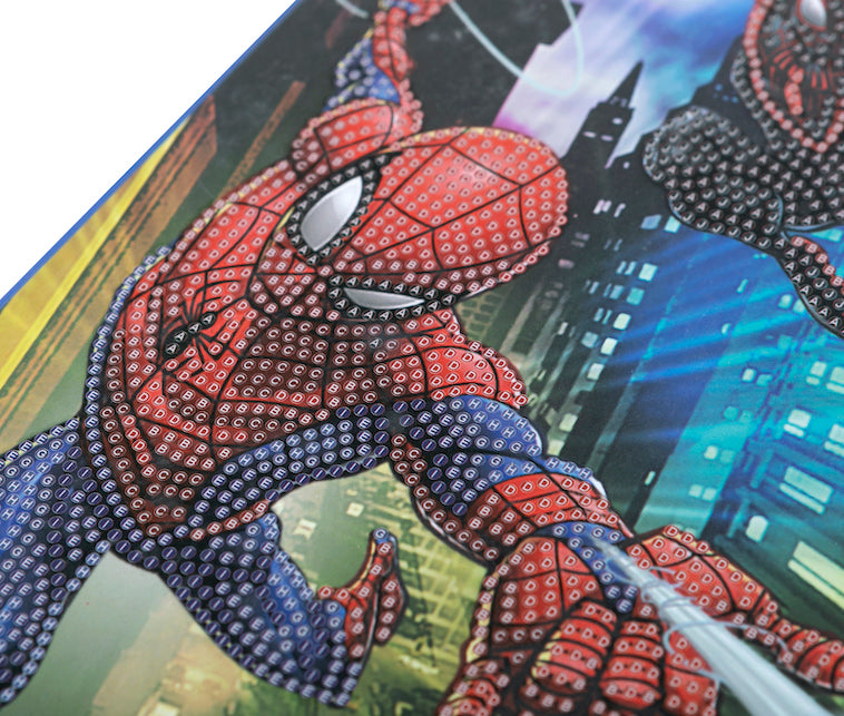 CANJ-MCU921: Spiderman Crystal Art Notebook 18x26cm