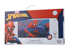 CAK-MCU950M: Spiderman 22x40cm Crystal Art Canvas Kit