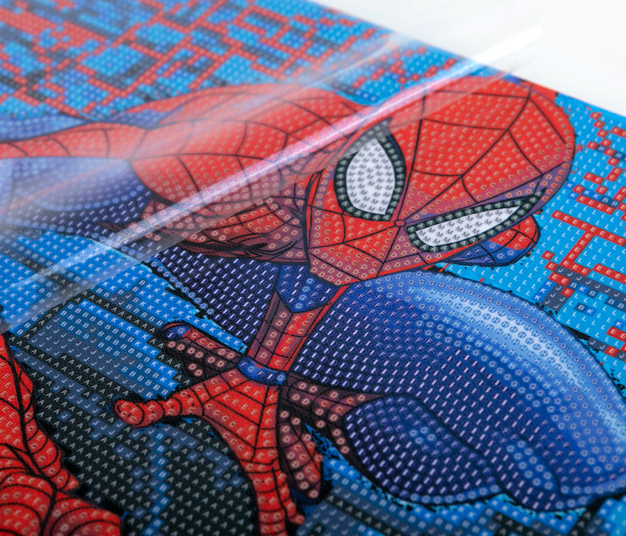 CAK-MCU950M: Spiderman 22x40cm Crystal Art Canvas Kit