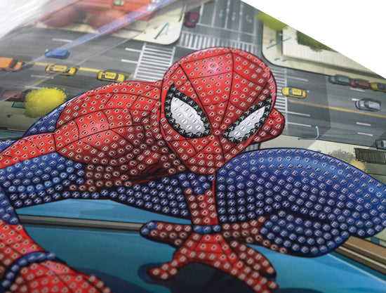 CCK-MCU905: Spiderman 18x18cm Crystal Art Card