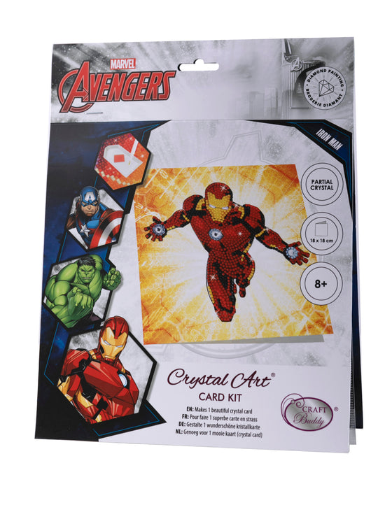 CCK-MCU904: Ironman 18x18cm Crystal Art Card