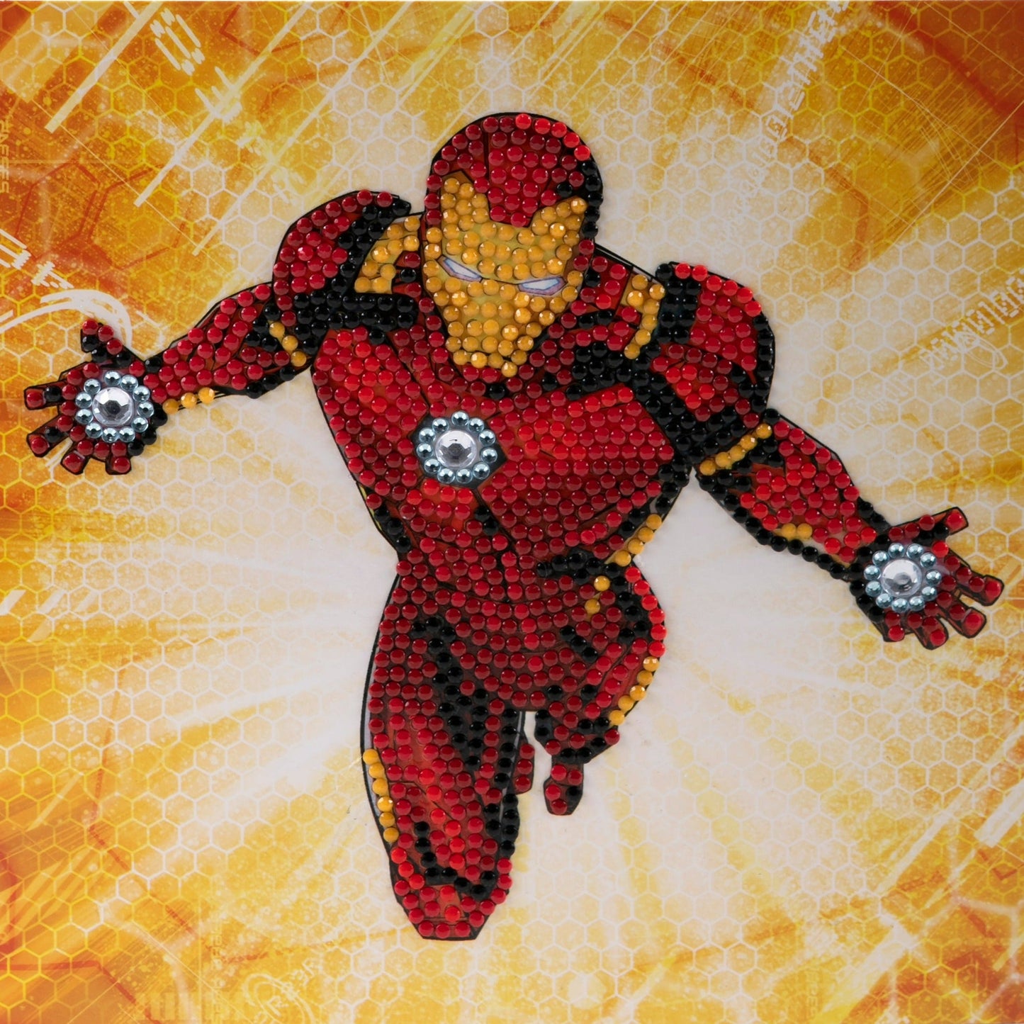 CCK-MCU904: Ironman 18x18cm Crystal Art Card