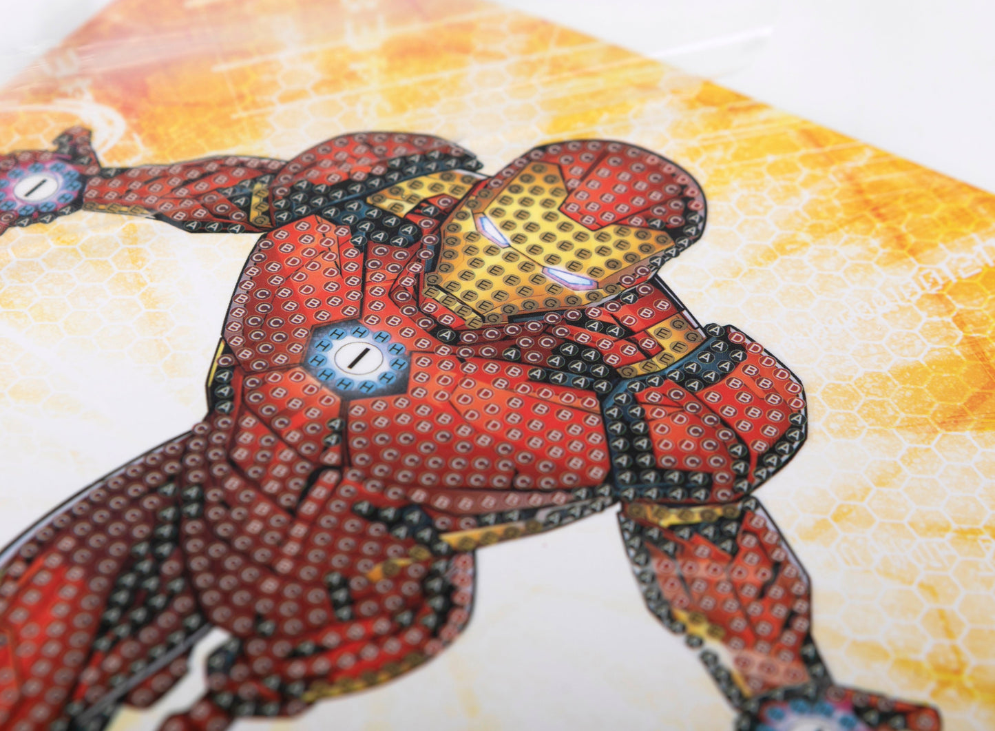 CCK-MCU904: Ironman 18x18cm Crystal Art Card