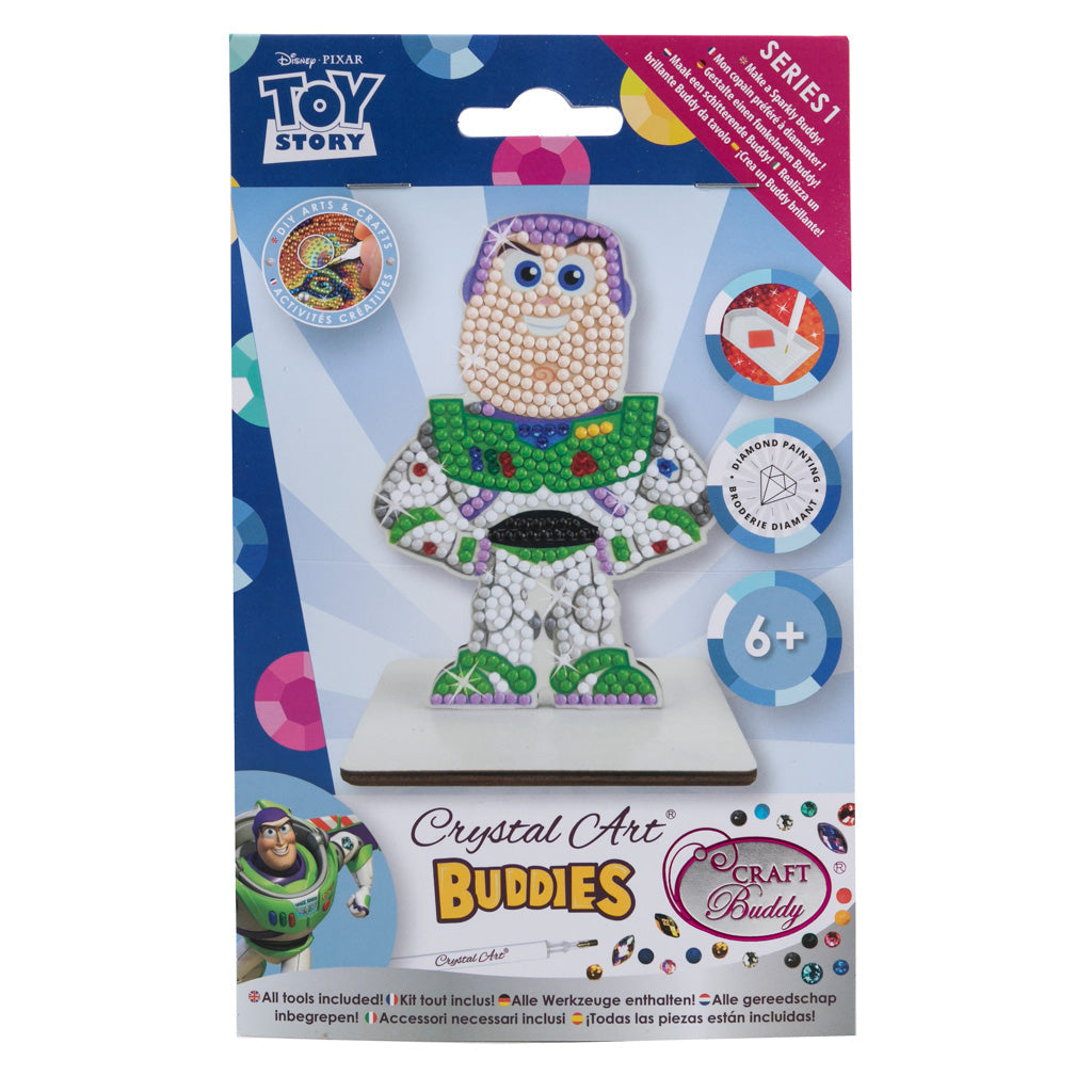 "Buzz Lightyear Toy Story" Crystal Art Buddy Disney Series 1 - Front Packaging