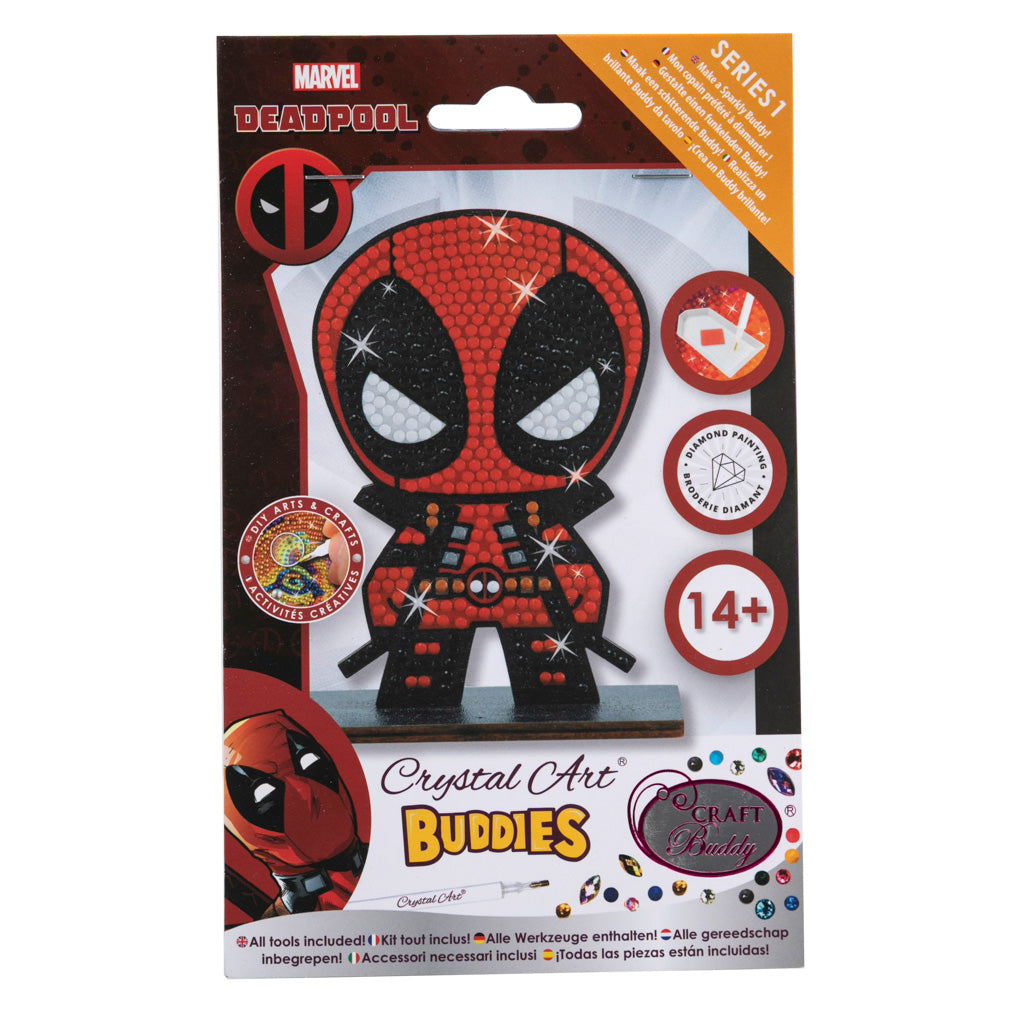 CAFGR-MCU002: "Deadpool" Crystal Art Buddy MARVEL Series 1