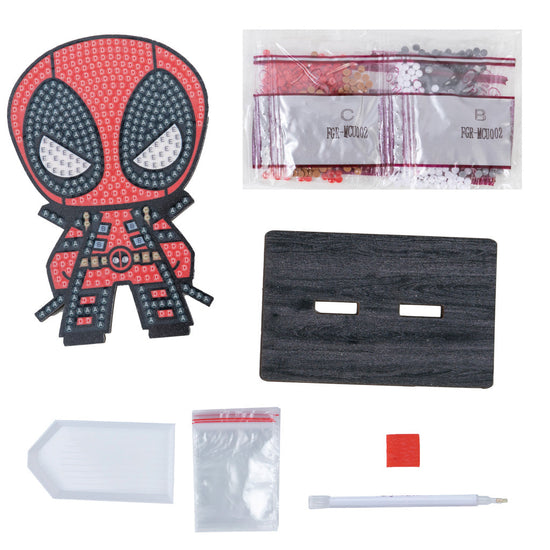 CAFGR-MCU002: "Deadpool" Crystal Art Buddy MARVEL Series 1