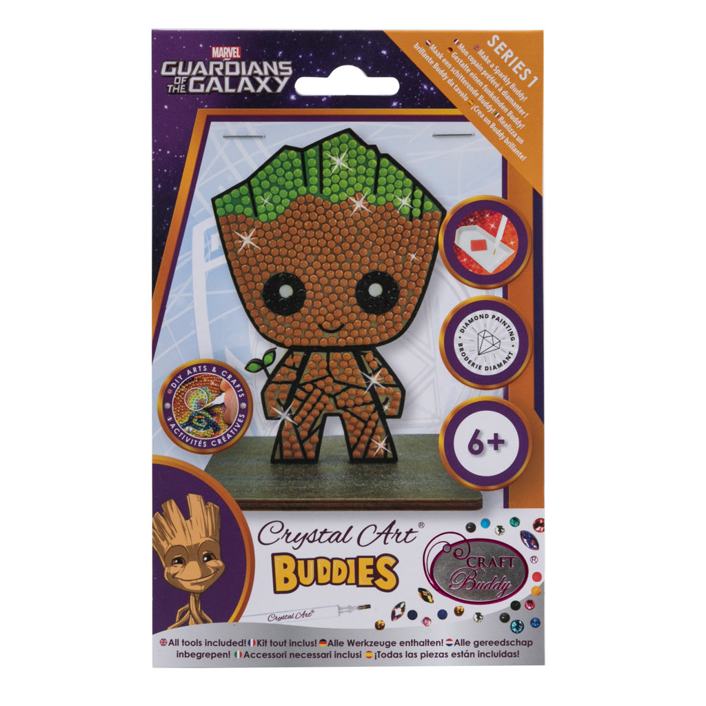 CAFGR-MCU008: "Groot" Crystal Art Buddy MARVEL Series 1