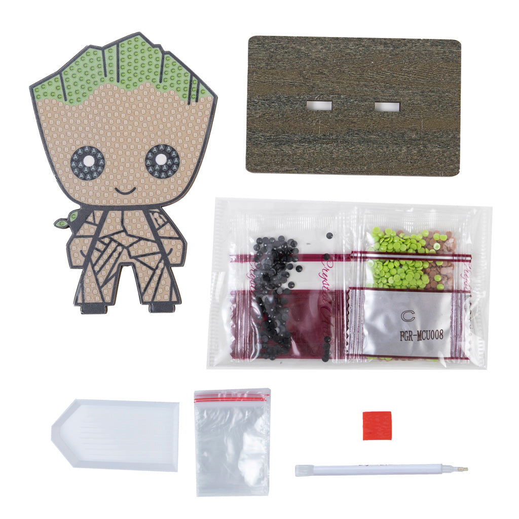 CAFGR-MCU008: "Groot" Crystal Art Buddy MARVEL Series 1