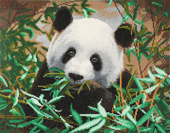 CAK-A90: "Panda" Framed Crystal Art Kit, 40 x 50cm