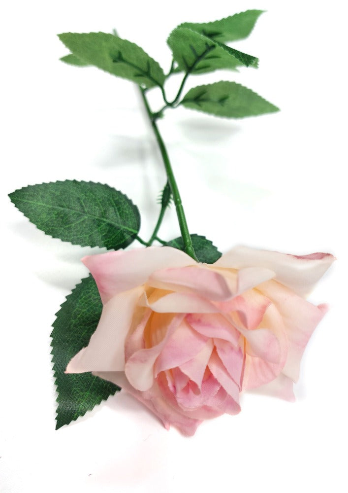 LRR12 - Forever Flowerz Large Romantic Roses with Stems -  makes approx 12