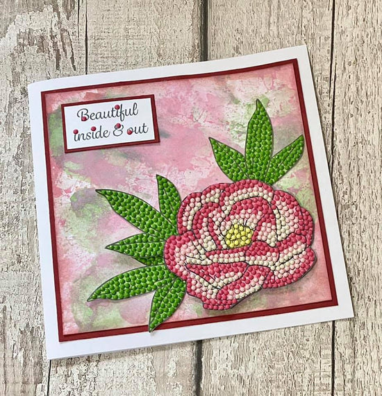 CCST26: Peony Posy Crystal Art A6 Stamp Set