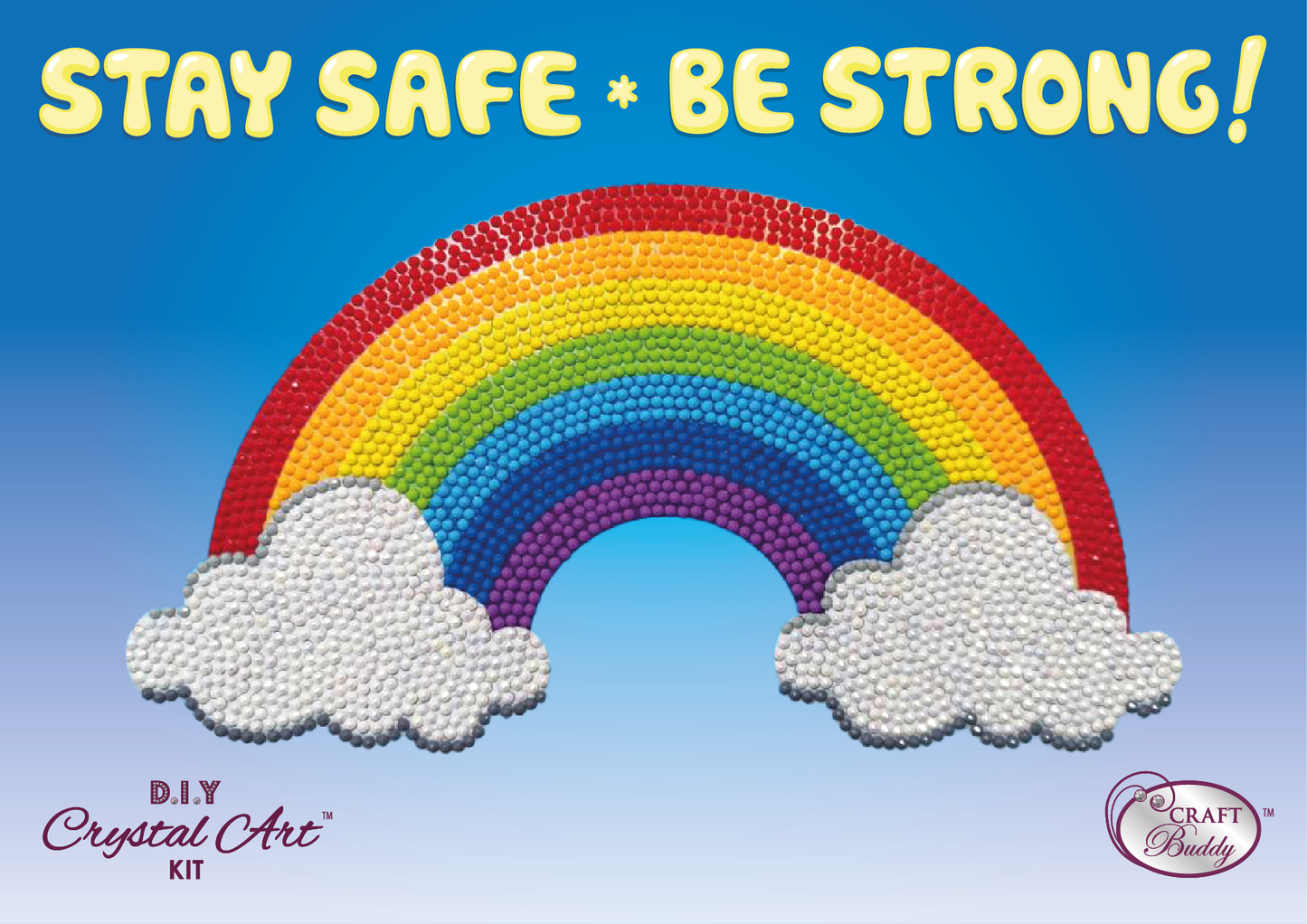 Crystal Art Rainbow Sticker