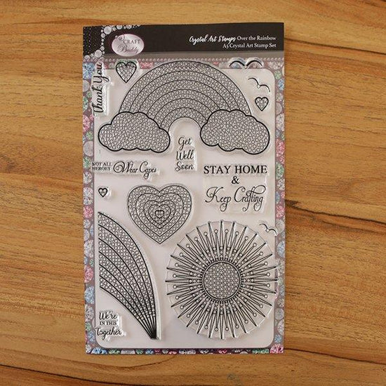 CCST11 - Craft Buddy Crystal Art Stamp Sets - Over The Rainbow