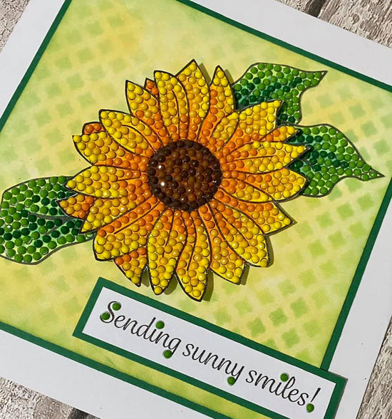 CCST27: Sunflower Sparkle Crystal Art A6 Stamp Set