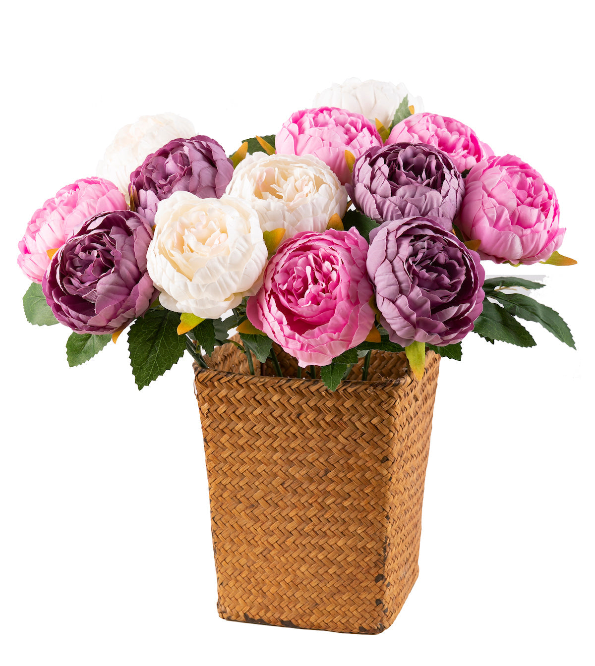 FF-PEOKT6COMP: Forever Flowerz Premium Peonies Kit with Stems - Vintage Edition