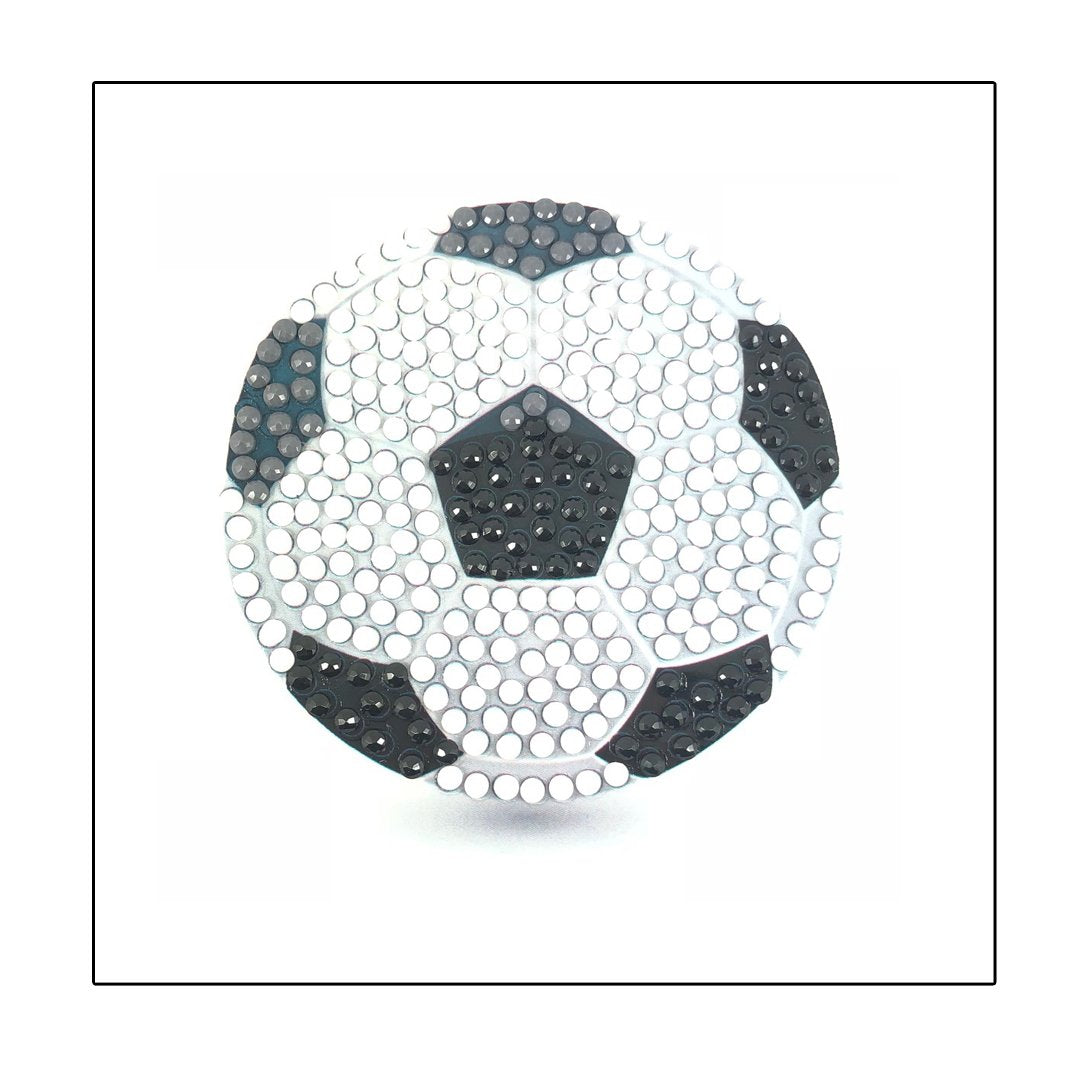 CAMK-28: "Football"  Crystal Art Motifs (With Tools)