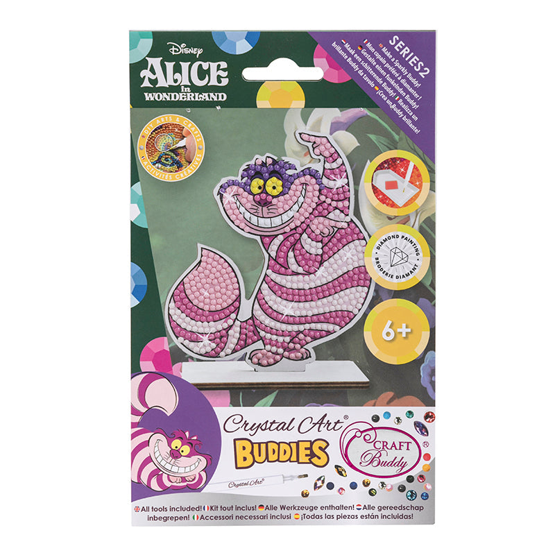 Cheshire Cat crystal art buddies disney series 2 front packaging