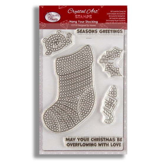 Crystal Art A6 Stamp Set - Hang Your Stocking