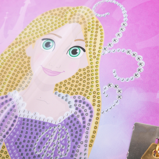Crystal Art Secret Diary Rapunzel Close Up Incomplete
